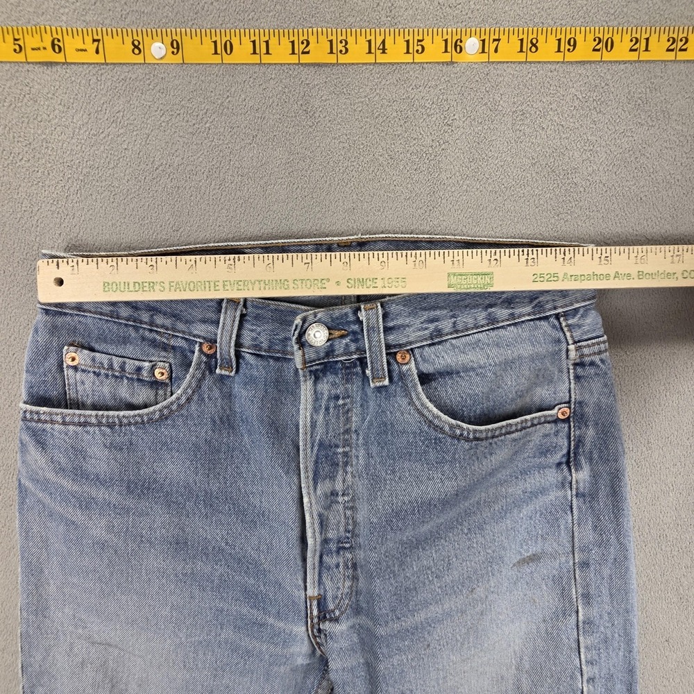 VTG Levis 501 Jeans Mens Blue Made In USA Fits 28x28 - Picture 3 of 16